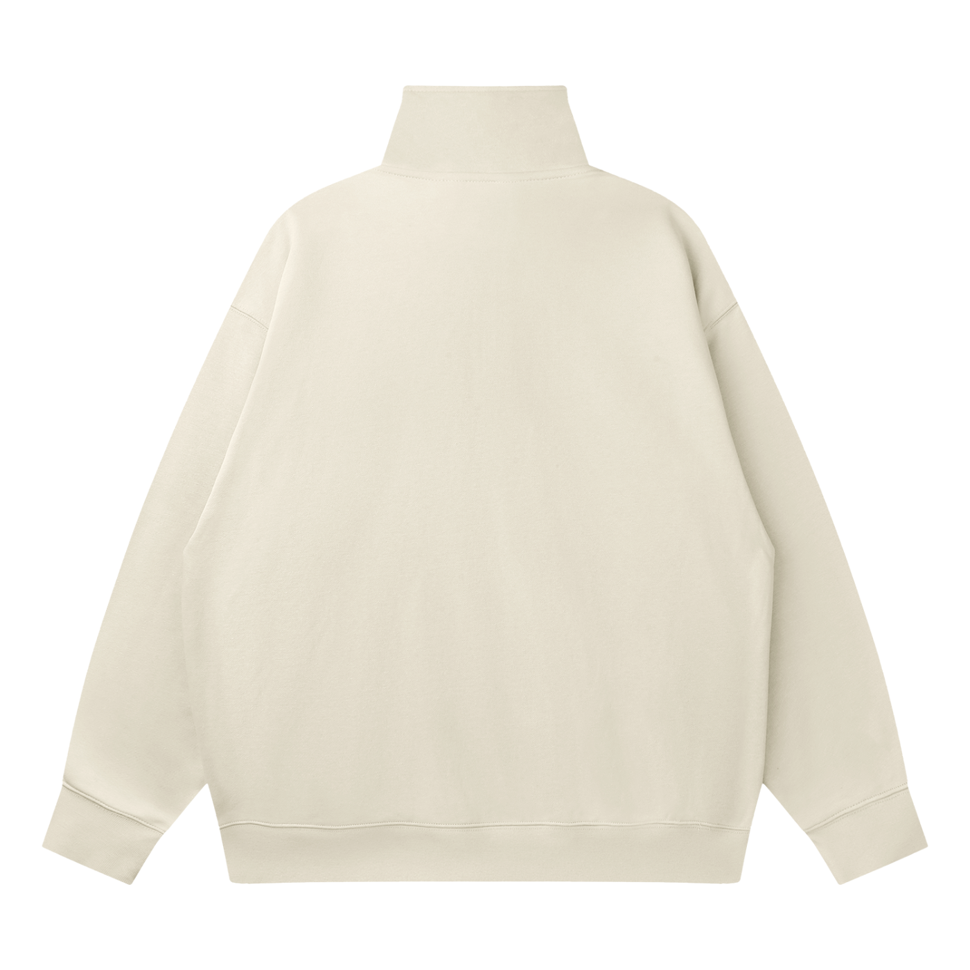 Quarter-Zip Drop Shoulders